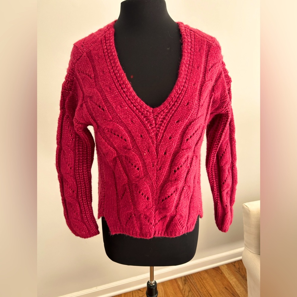 Anthropologie V Neck Sweater